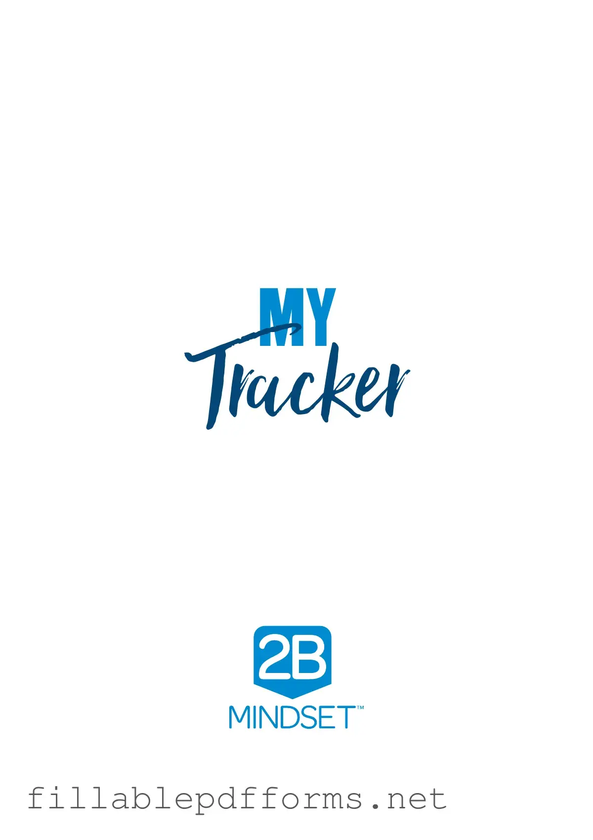 2B Mindset Tracker PDF Template