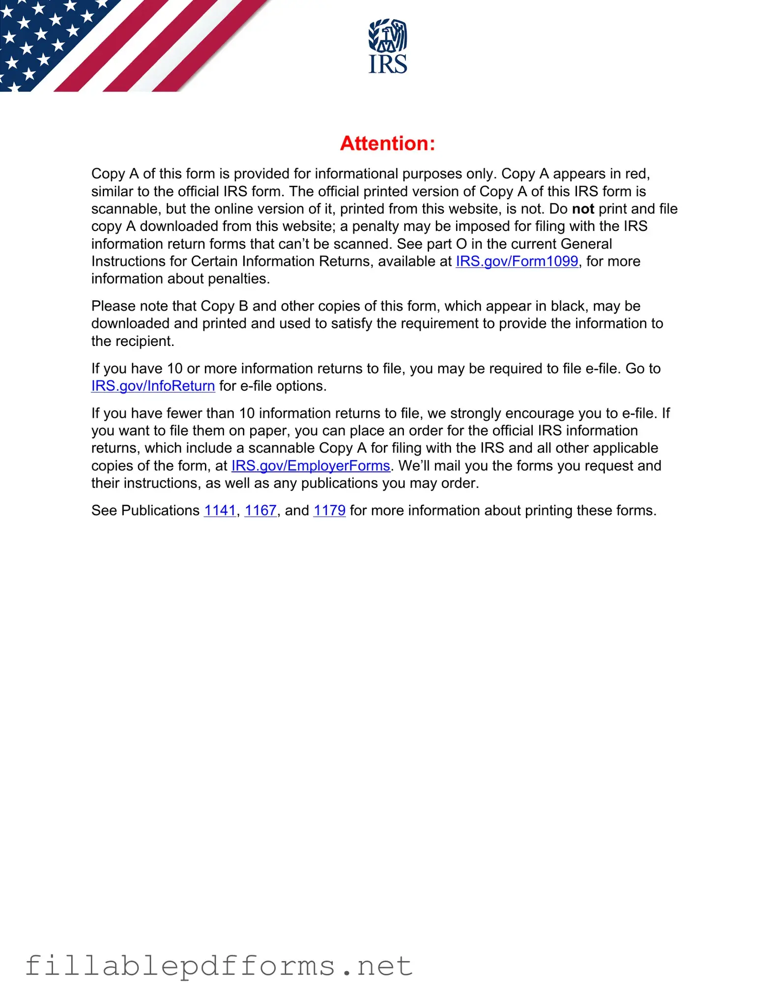 IRS 1099-MISC PDF Template
