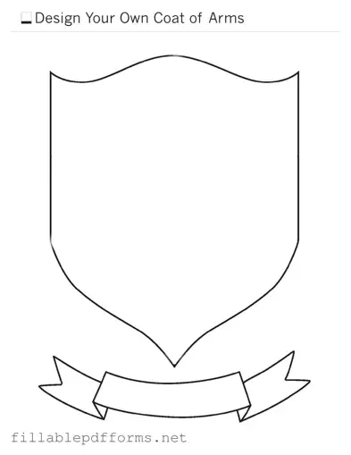 Coat Of Arms PDF Template