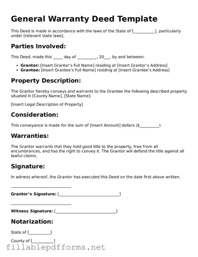 Blank Deed Template