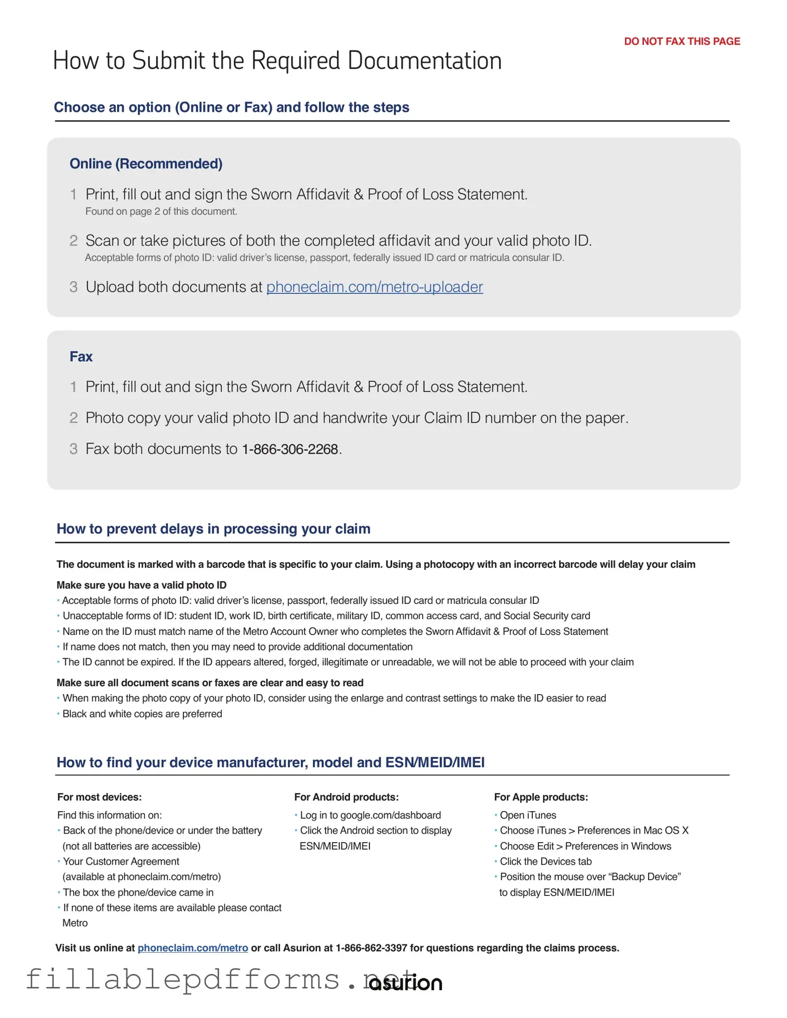 Asurion F-017-08 MEN PDF Template